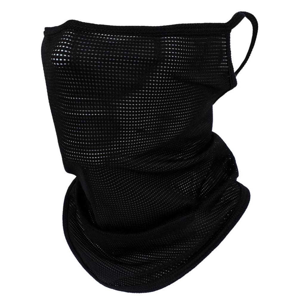 Breathable Bandana Face Mask for Cycling Hiking Elastic Ice Silk Tube Scarf Headband Neck Gaiter Snood Outdoor Headwear