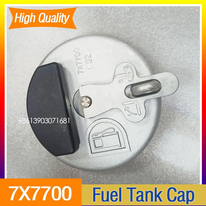 7X7700 Fuel Tank Cap for E320D 312D 313D Excavator Locking Fuel Tank Cap