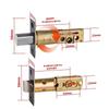 1 Set Zinc Alloy Door Locks European Style American Outdoor Door Lock Villa Entrance Door Large Handle Anti-theft Lock with Key