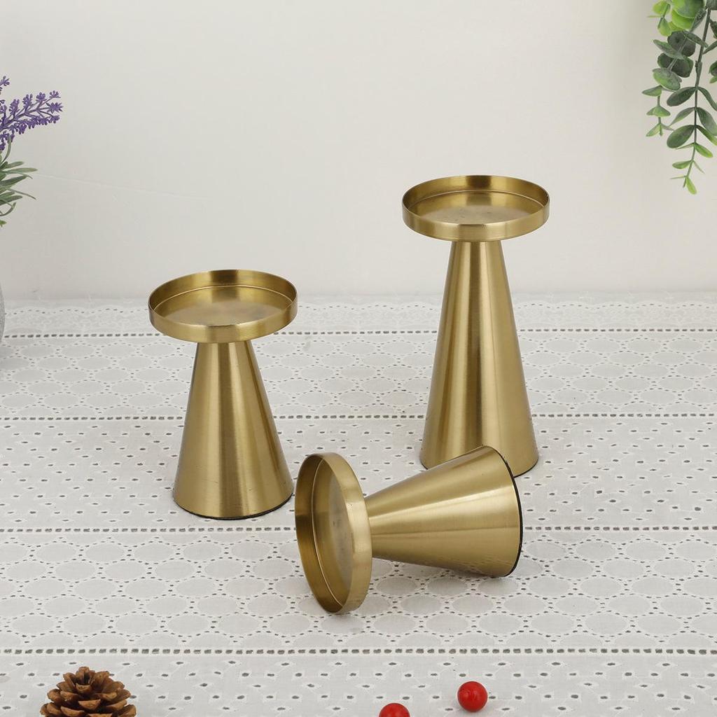 Vintage Bronzen Kandelaar Ornamenten voor Romantisch Dineren en Bruiloften