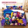 HUNTRIX Pattern Bedding Quilt Set  Home Decoration  Gift (1 * duvet cover + 2 * pillowcase  without core)