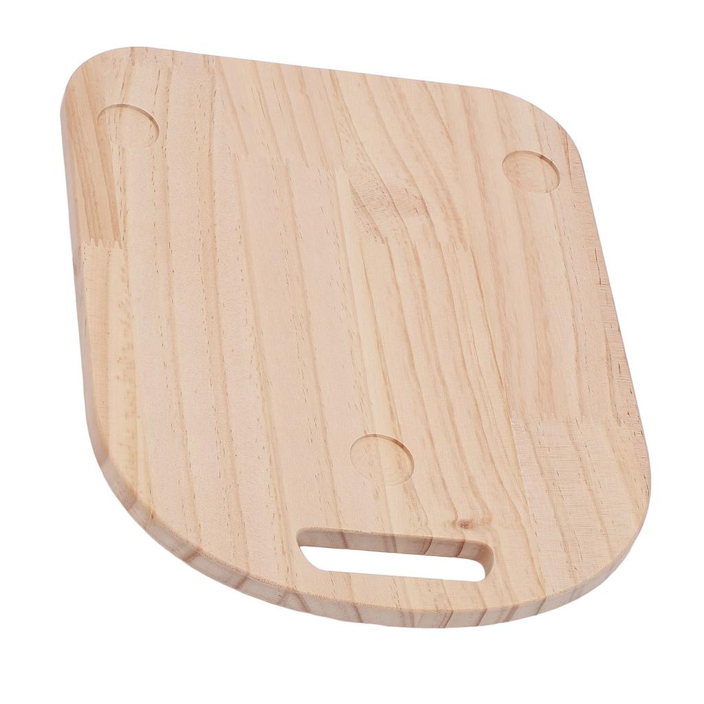 Countertop Appliance Rolling Tray Solid Wood Ergonomic Design Coffee Pot Slider Tray for Kitchen