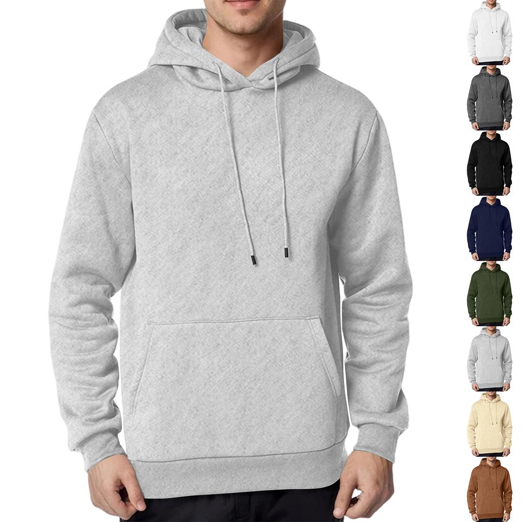 Men's Casual Loose Fit Hoodie Sweatshirt for Fall Winter Daily Wear