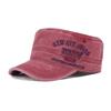 Washed and old Youth Embroidered Baseball Cap Men's and Women's Four Seasons Classic Large Embroidered Alphabet Military Cap