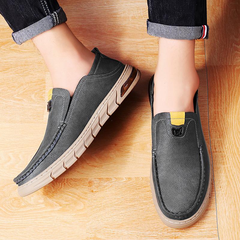 Genuine Leather Casual Shoes Sneakers for Men Comfortable Summer Walking Designer Loafers Moccasin New Luxury Sports Shoes Man