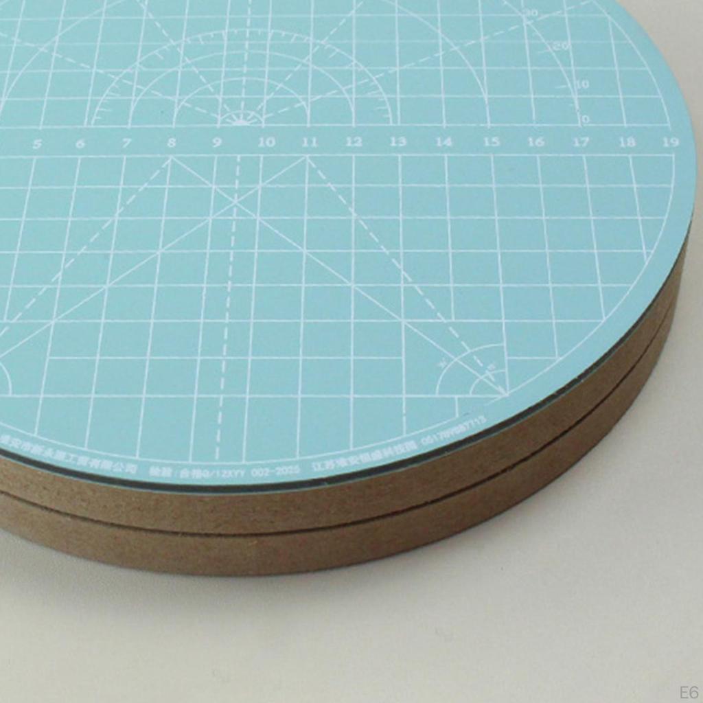 Table Tennis Rubber Cutter Platform Lightweight Sheet Cutting Station 22CM Rotation