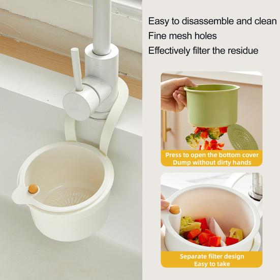 2Pcs Basket Drainage Kitchen Sink Filter Drain Clog Prevention Sink Filter