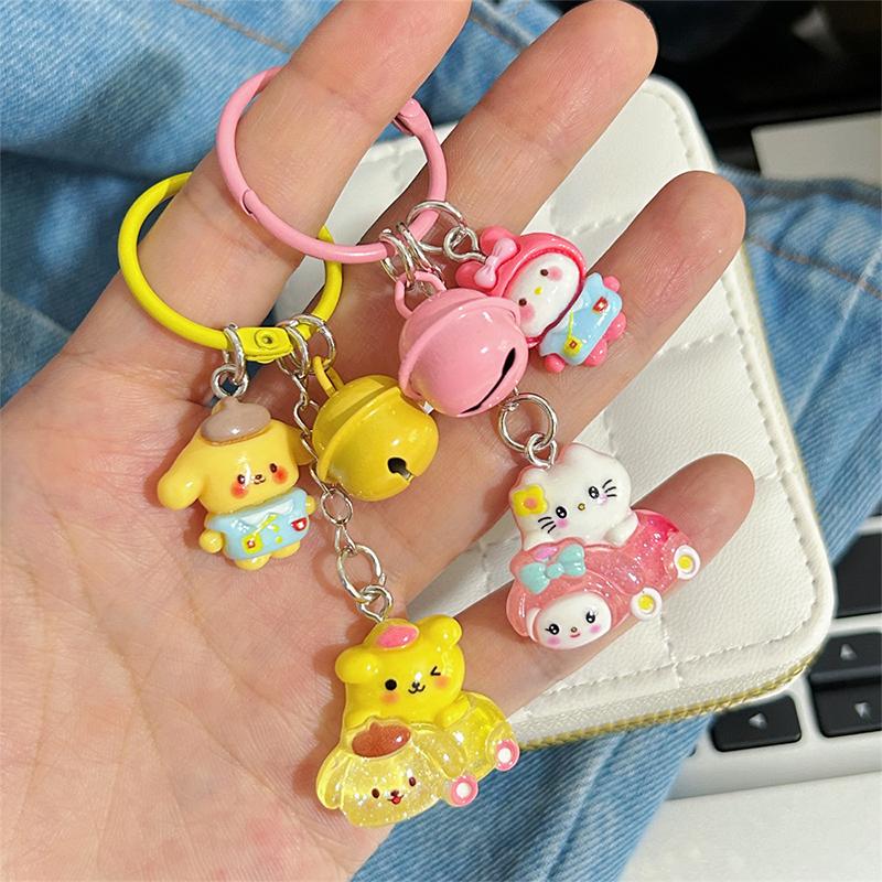 Cute Cartoon Keychain Pendant Sweet Exquisite Backpack Decoration Accessories Fashion Creative Personality Dolls Key Ring Gifts