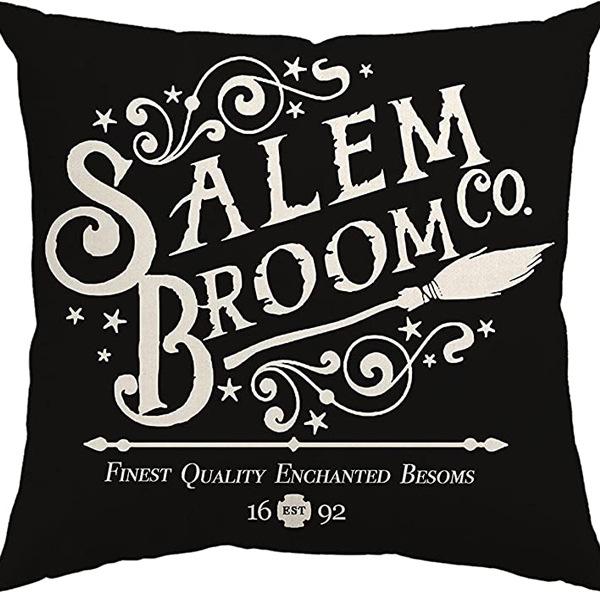 

Halloween Pillowcase Devil Cartoon Linen Pillow Print Home Sofa Pillowcase Cushion 45 * 45Cm [without core]