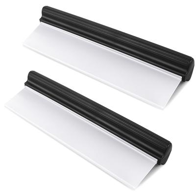 2Pack 11.8 Inch Car Drying Squeegee Water Blade Professional Automotive Wiper Car Squeegee Water Blade Squeegee Silicone Auto