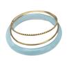 3Pcs/set Vintage Simple Round Bracelets Bohemian Retro Hand Ring Acrylic Smudging Bangles  Gift