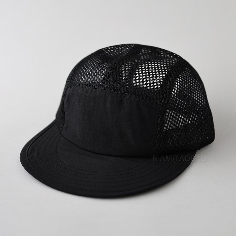Spring and Summer Thin Flat-Brimmed Half-Mesh Breathable Baseball Cap for Men and Women