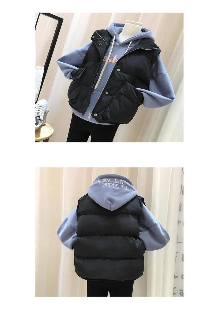 Women's Plus Size Versatile Down Vest - Autumn/Winter 2025 Collection