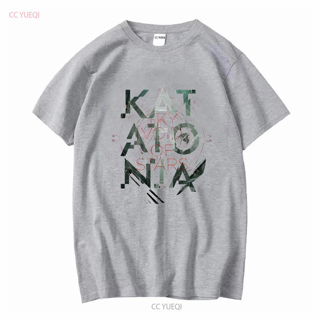 Ny Katatonia Sky Void of stars Män Svart Alla storlekar skjorta ND1758 långärmad vintage Tvättad Andningsbar Casual Lätt homme