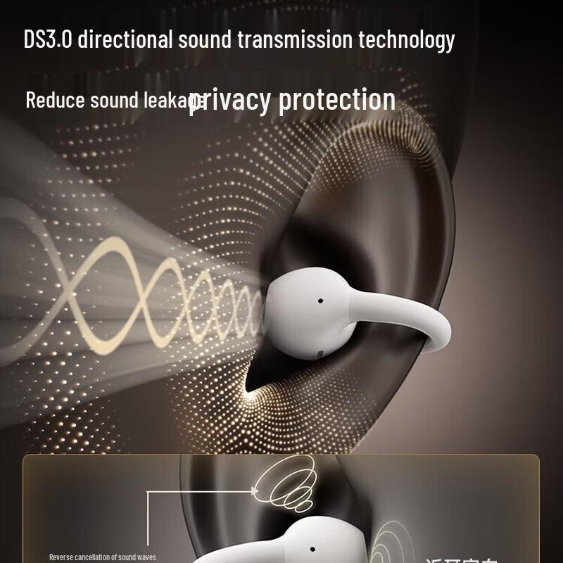 Nankang Clip Super2 AI Translator Ear-Clip Bluetooth Headphones