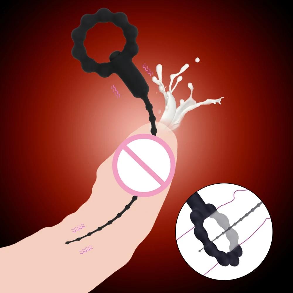 Harnröhren-Sounding-Vibratoren für Männer, Penis-Plug, Dilatator, Penisring, medizinisches Verzögerungsgerät, männlicher Masturbator, Sexspielzeug für Erwachsene ab 18 Jahren