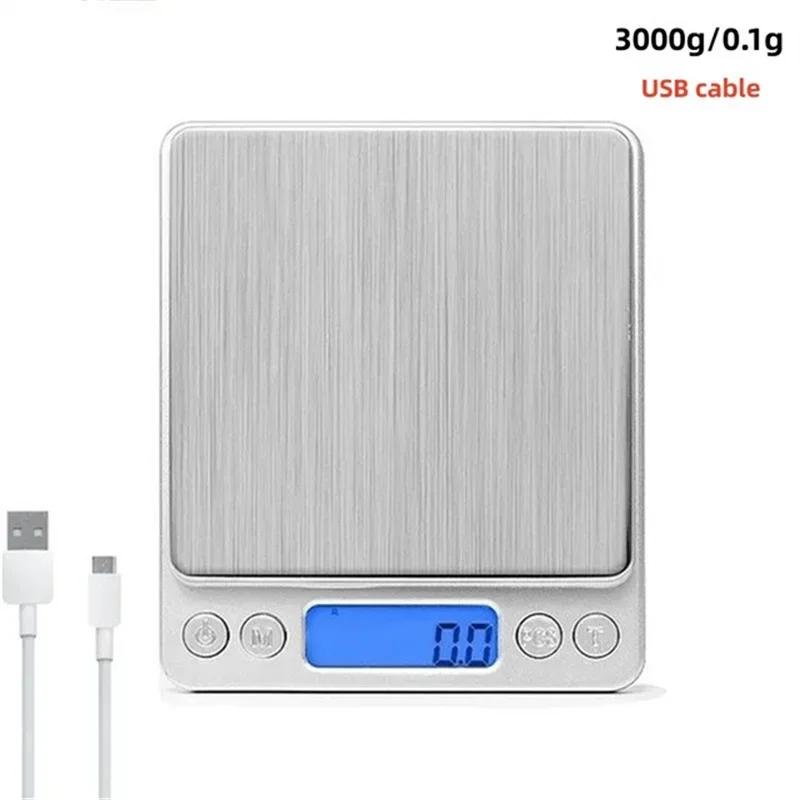 Digital Kitchen Scale Kitchen Measuring Scales Mini Pocket Precision Jewelry Electronic Balance De Cuisine Weight Gold Food Bar