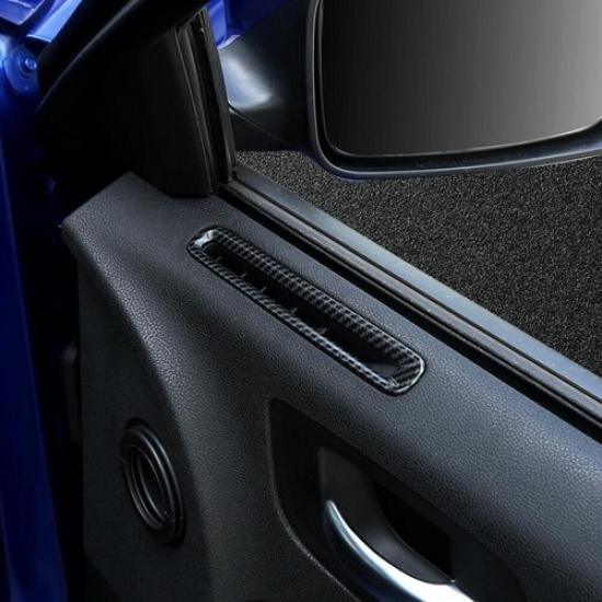 Car Interior Door Air Vent Cover Trim For Dodge Charger 11-23 Accessories Carbon