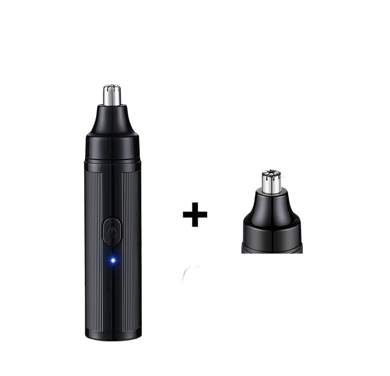 JLL5002 Mini elektrischer Nasenhaarschneider USB wiederaufladbarer Nasenhaarrasierer Austauschbarer Kopf Waschbarer Rasierer Tragbare Haarentferner-Trimmmaschine