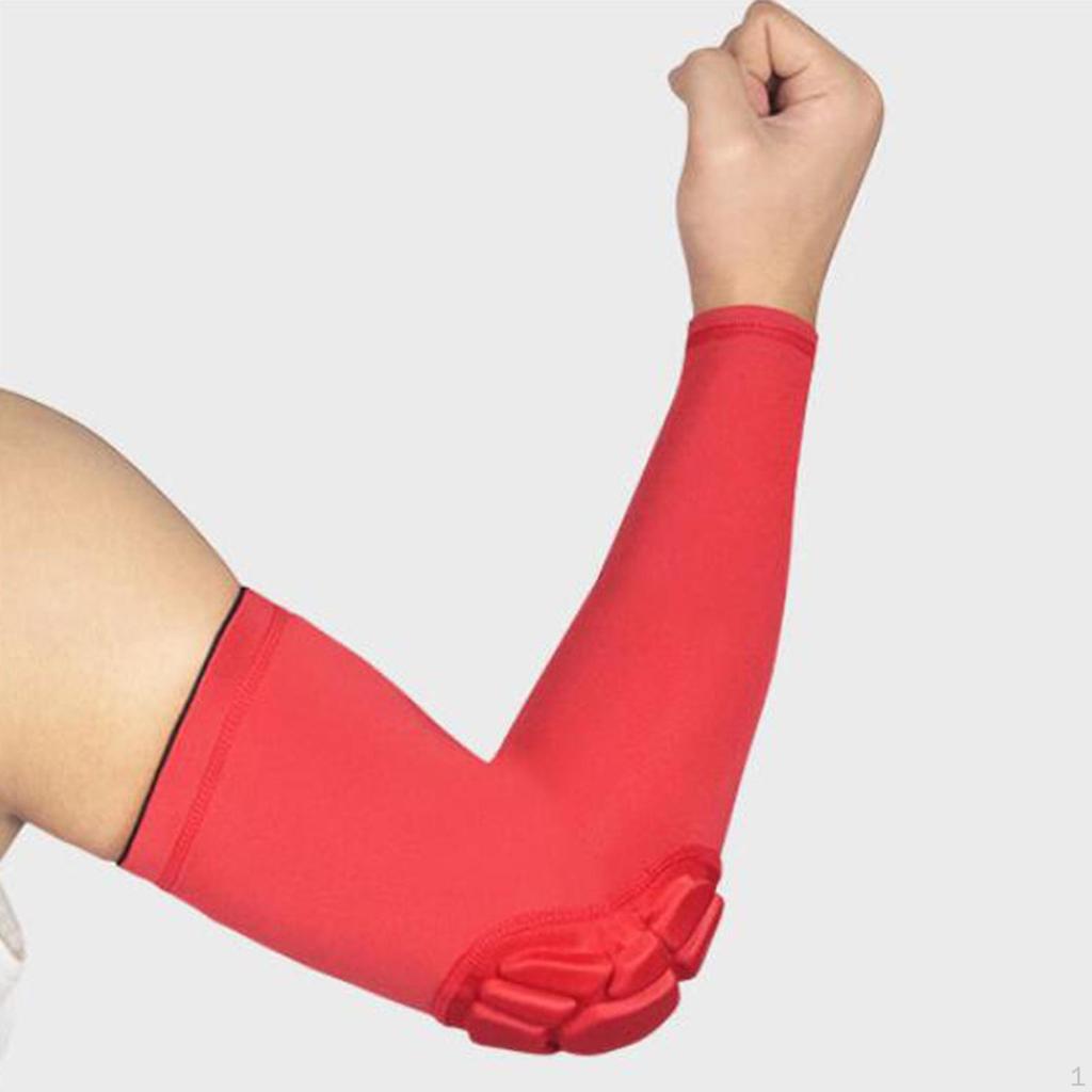 1 Piece Padded , Compression W/ Elbow Pad for Football, Volleyball, Baseball