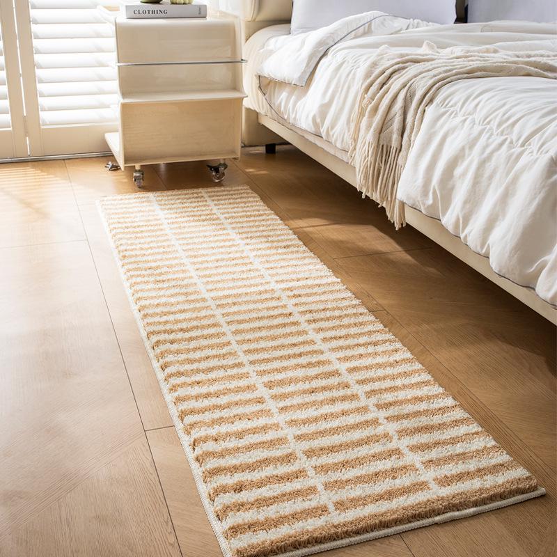 High-End Bedside Rug: Thick, Absorbent, Non-Slip Mat for Bedroom, Sofa, Bay Window, and Bathroom.