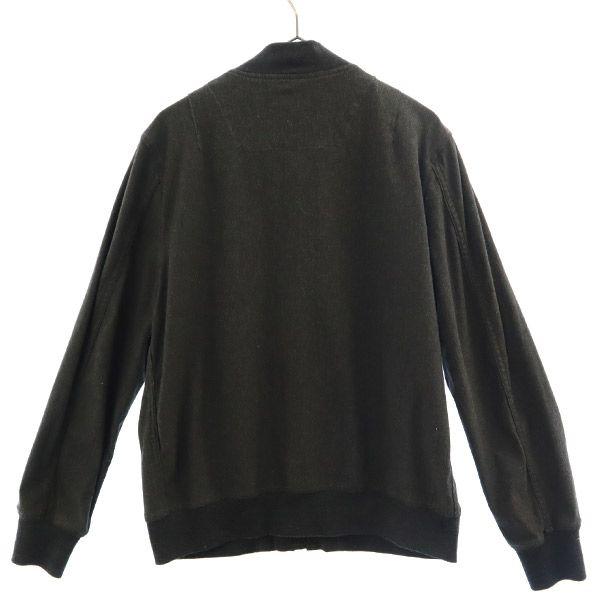 AVIREX Logo patch Zip jacket F gray Women Used