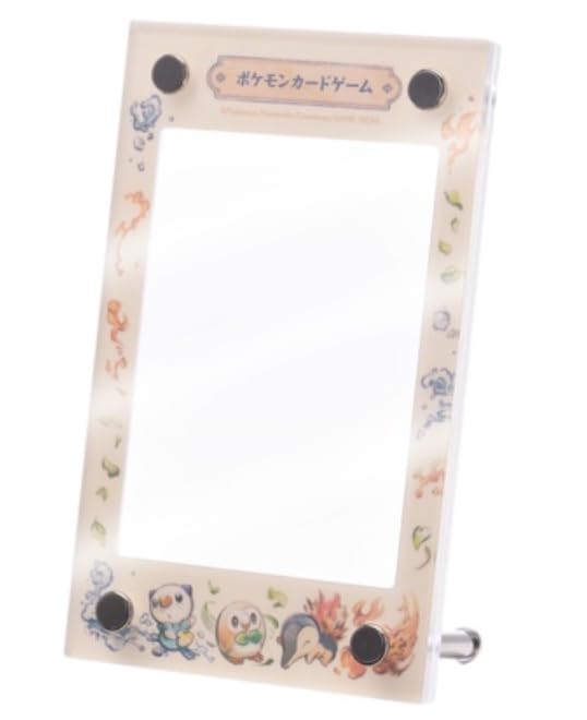 

Дисплей для карточной игры и рамка с Ошавоттом Покемоном Роулетом, Синдаквилом,