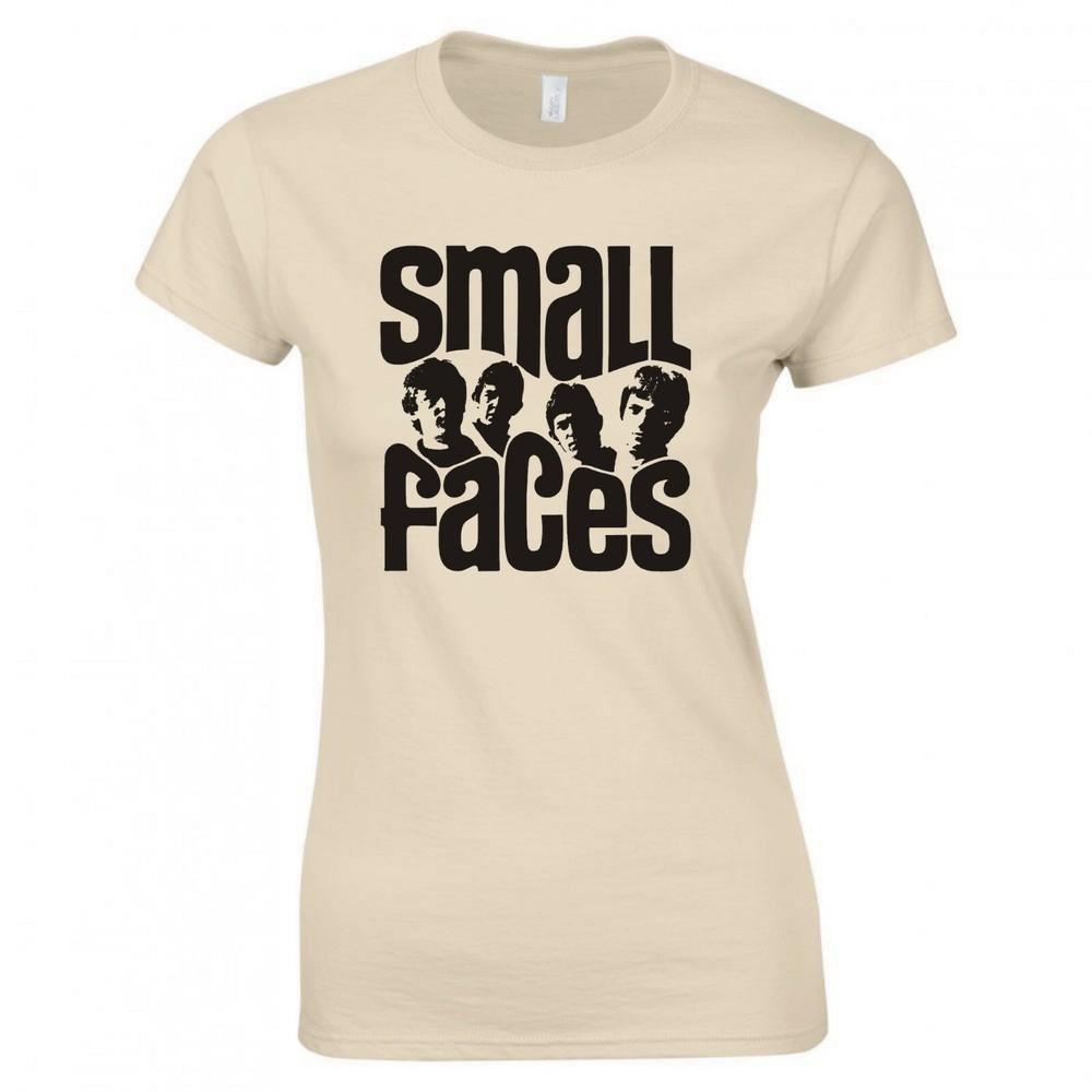 Inspired By Small Faces Mod British Rock Silouette Logo Skinny Fit Tshirt