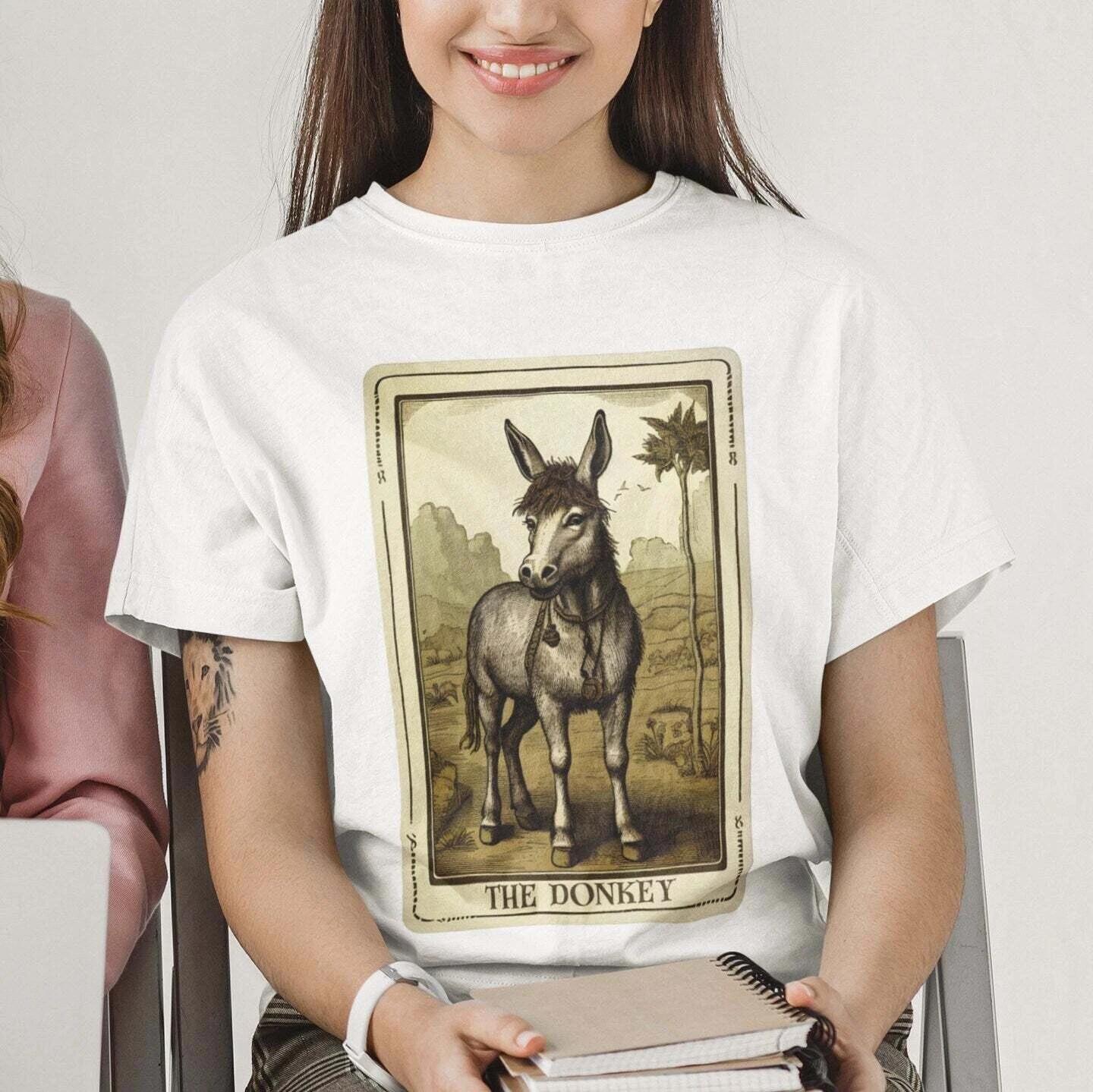 The Donkey Tarot Card Shirt 3XL