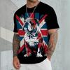 New 3d Animal Printed Men's T-Shirt Retro Casual Male Clothing Summer Loose Breath Short Sleeve Tees Oversized Sports Shirt