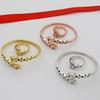 Yakin Jewelry Wholesale, Kajiafeng Fine Version Double-headed Leopard Ring, Leopard Ring, Narrow Version Leopard Open Ring