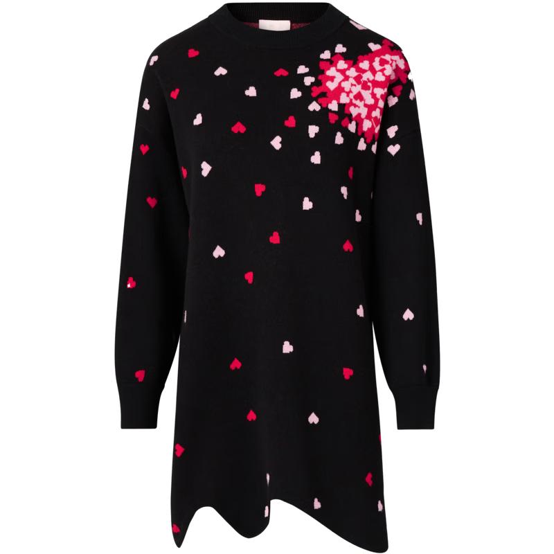 

Ports Women s Casual Knit Round Neck Long Sleeve Dress L