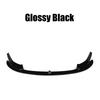 Car Front Bumper Lip Splitter+Side Splitter Corner For BMW M3 F80 M4 F82 F83 2015-2020 MP Style Carbon Fiber Glossy Black 4 PCS