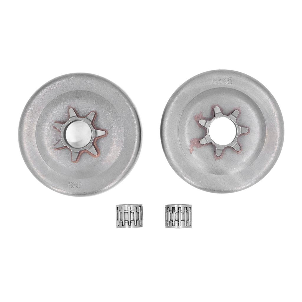 Tronçonneuse 7 Dents Tambour d'Embrayage Kit Roulement à Aiguilles Pignon Accessoires pour Husqvarna 350 340 345 445