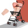 Kids Stroller Ultra Lightweight Foldable Convertible Seat One Button Rotation