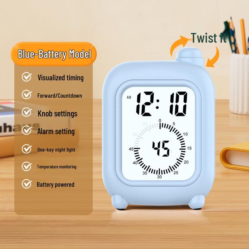 Timer Visivo e Sveglia per Bambini: Un Gestore del Tempo per l'Autodisciplina e l'Apprendimento