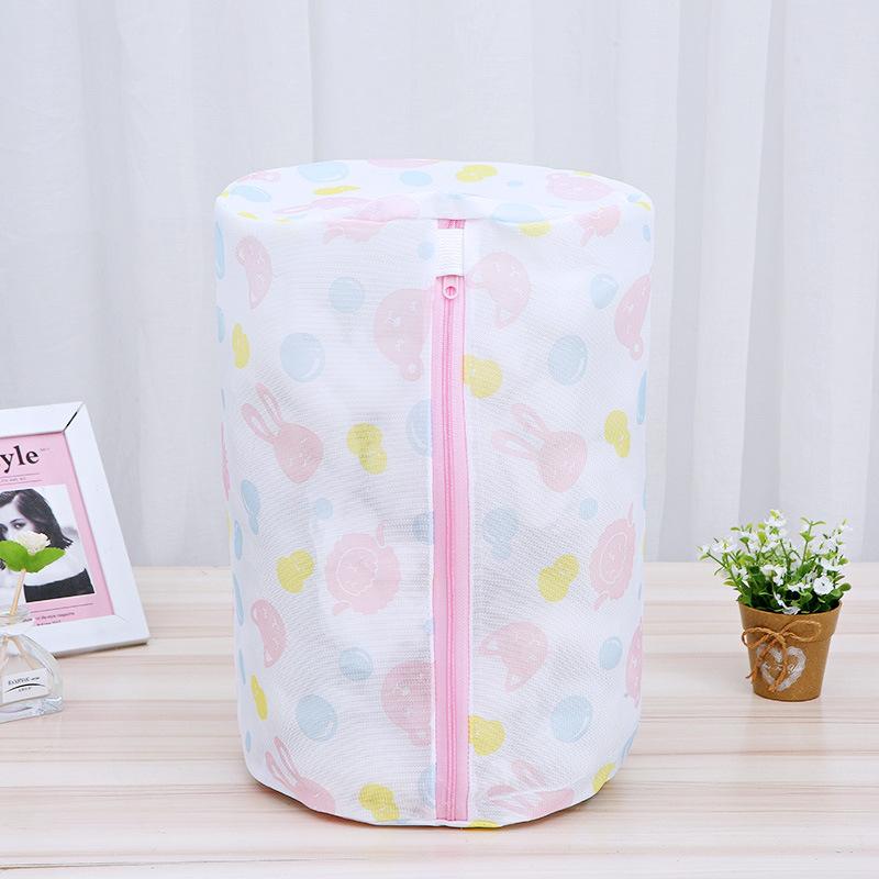 Laundry Bags Cute Print Rabbit Fine Mesh Clothes Storage Pouch Dirty Clothes Organizer Washing Bags For Washing Machine Bag