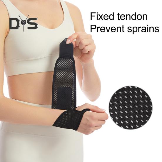 1pc Support de Poignet Sportif Réglable Respirant Sangle de Maintien du Poignet Homme Femme Fitness Enveloppement de Poignet Arthrite Tendinite Soulagement de la Douleur Manchon de Compression