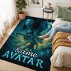 Tappeto Personalizzato con Nome e Avatar Mondo Soggiorno Antiscivolo Morbido Tappeto per Camera da Letto Sala Giochi Divano Ufficio Decorazioni per la Casa Zerbino