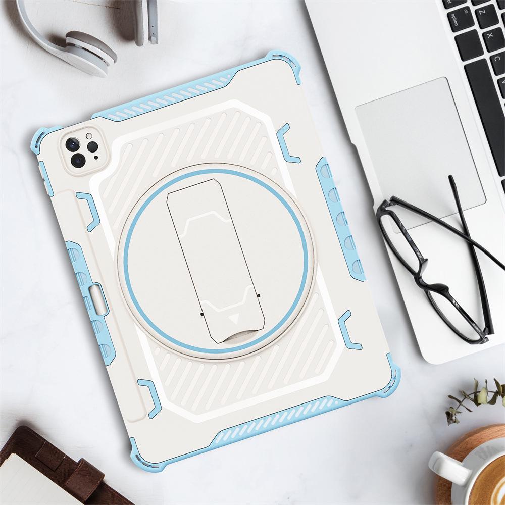 Apple iPad Protective Case with Rotating Stand - Fits iPad Pro 13, 12.9, 11, Air 5/6, and Mini 6/7