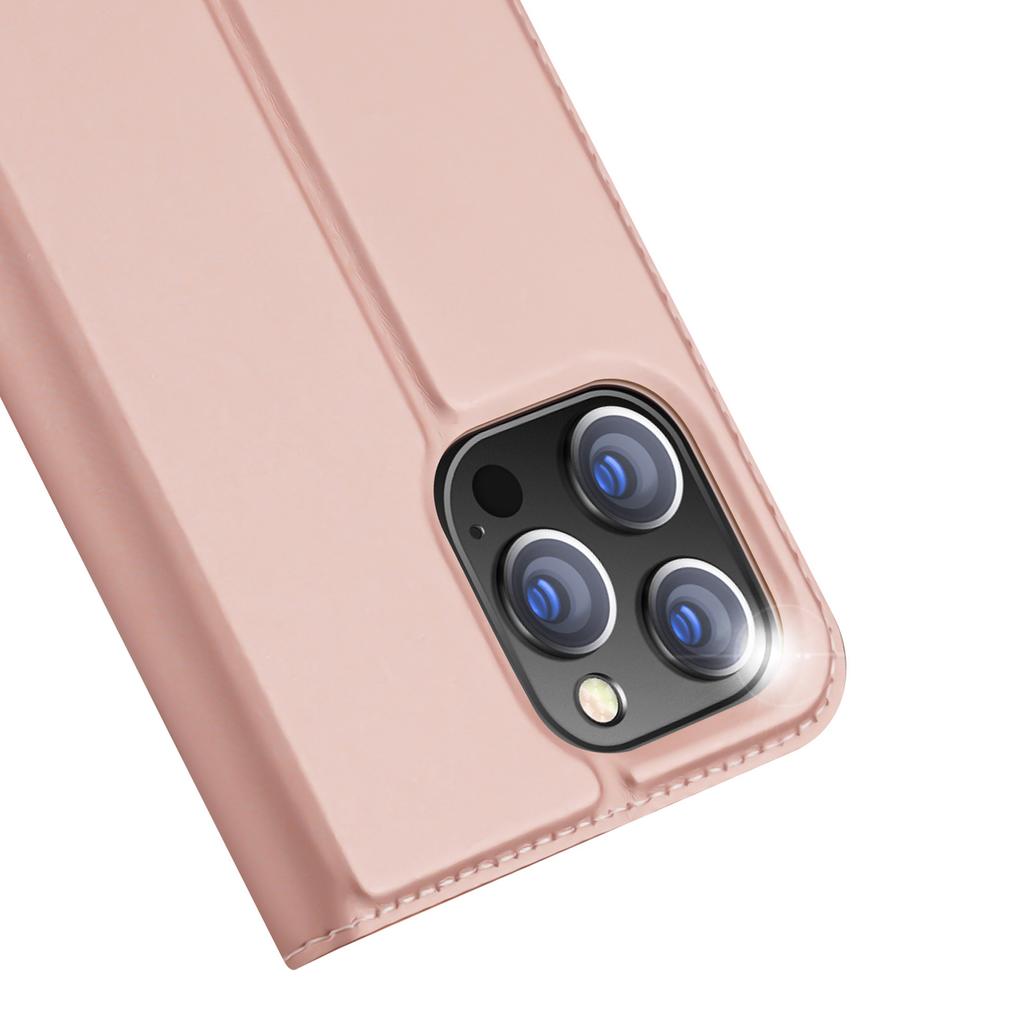 Dux Ducis Skin Pro Flip Wallet Case for iPhone 15 Pro Max - Pink