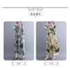 Summer New Literary Large Size Loose Thin Round Neck Five-minute Sleeve Age Reduction Women's Dresses
