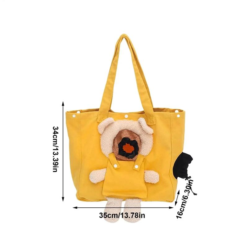 AS60-Měkká taška přes rameno pro přepravu koček s větracím otvorem pro přenášení psa pro štěně kotě mazlíčka cestování venku