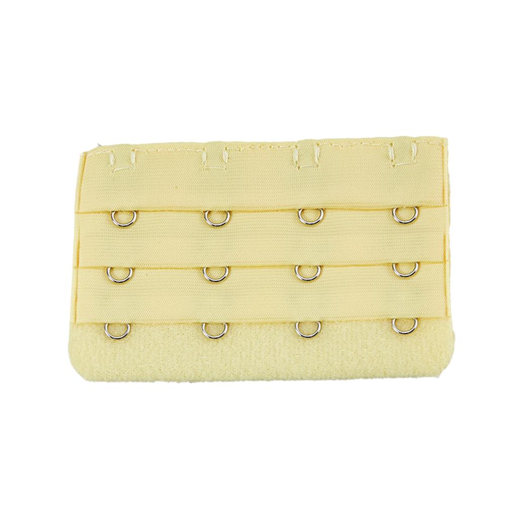 

Extension Strap Bra Extenders Buckle 4 Hook Breathable Practical Accessories Adjustable Replacement 3 Rows Underwear
