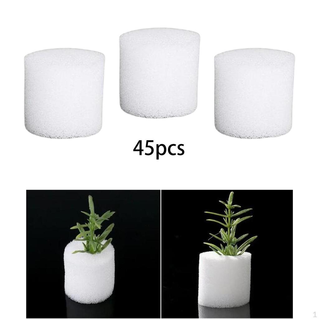 Hydroponic Sponges Cultivation Sponge Cylindrical Versatile Accessories Edge Opening for Flower