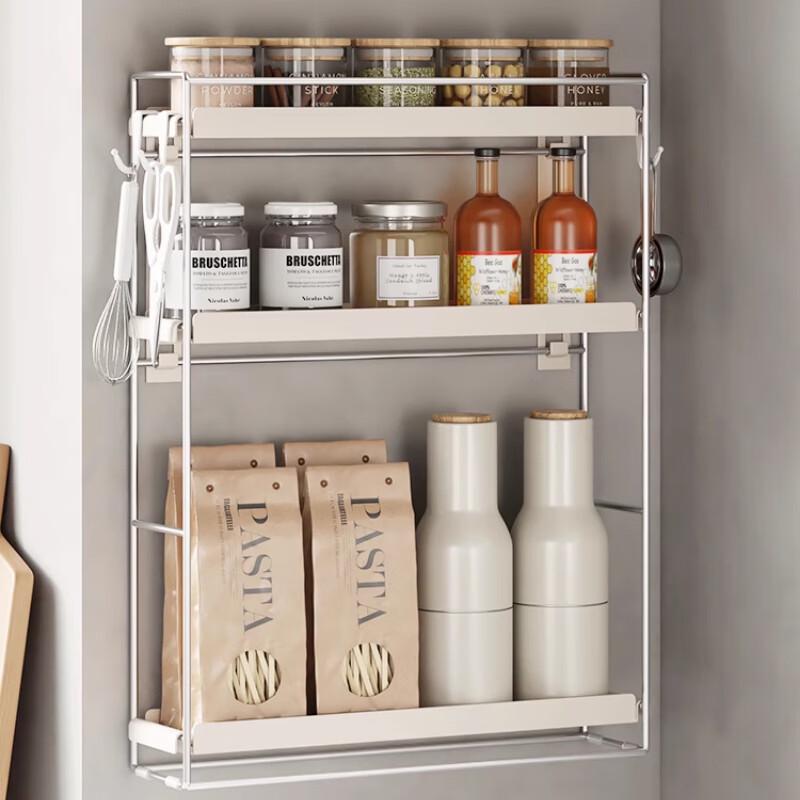 Wall-Mounted or Countertop 3-Tier Spice Rack