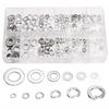 350pcs M3-M10 Stainless Steel Spring Washer Flat Washer Assortment With Box New