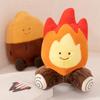 Creative Fire Throw Pillow Bonfire Funny Simulation Flame Doll Corn Roasted Sweet Potato Chestnut Doll Girlfriend Continued Spark