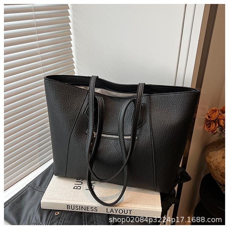 2025 new retro popular fashion large capacity women tote bag shoulder bag handbag retro commuter bag