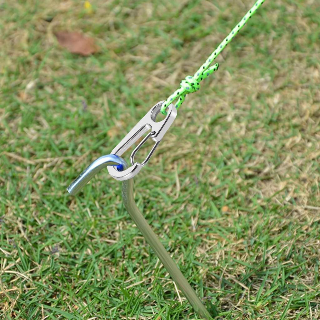 Yanuki Set of Small Carabiners with Stainless Steel Snap and Multifunctional for Travel 50-Piece 3.2cm Hooks, Lightweight, Durable, Stylish,